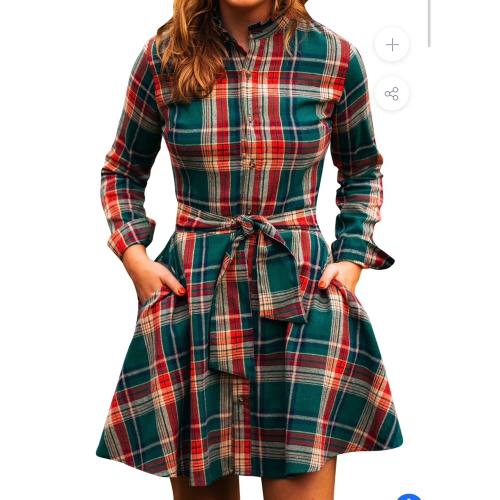 Kiel James Patrick Woodstock Trail Flannel Dress NWT XXL